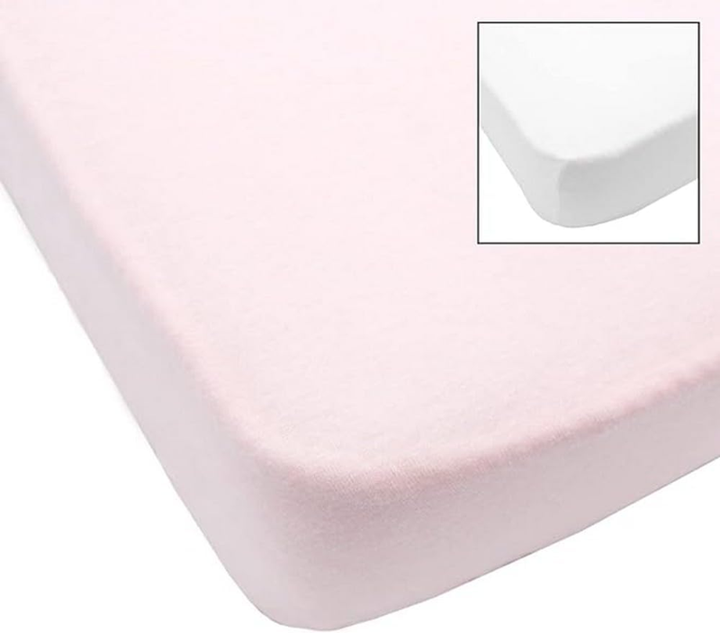 BABY CALIN sábana bajera ajustable x2 70x140 para cuna bebé