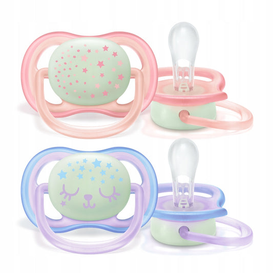 PHILIPS AVENT Ultra Air Night suzete x 2 6-18 luni