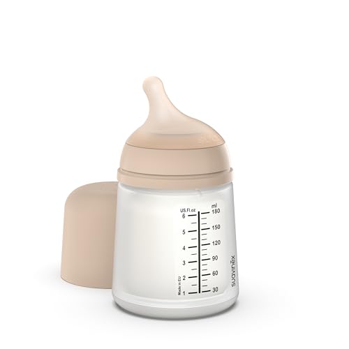 Suavinex Zero Zero biberon anticolici 180 ml S Light – vedere principală