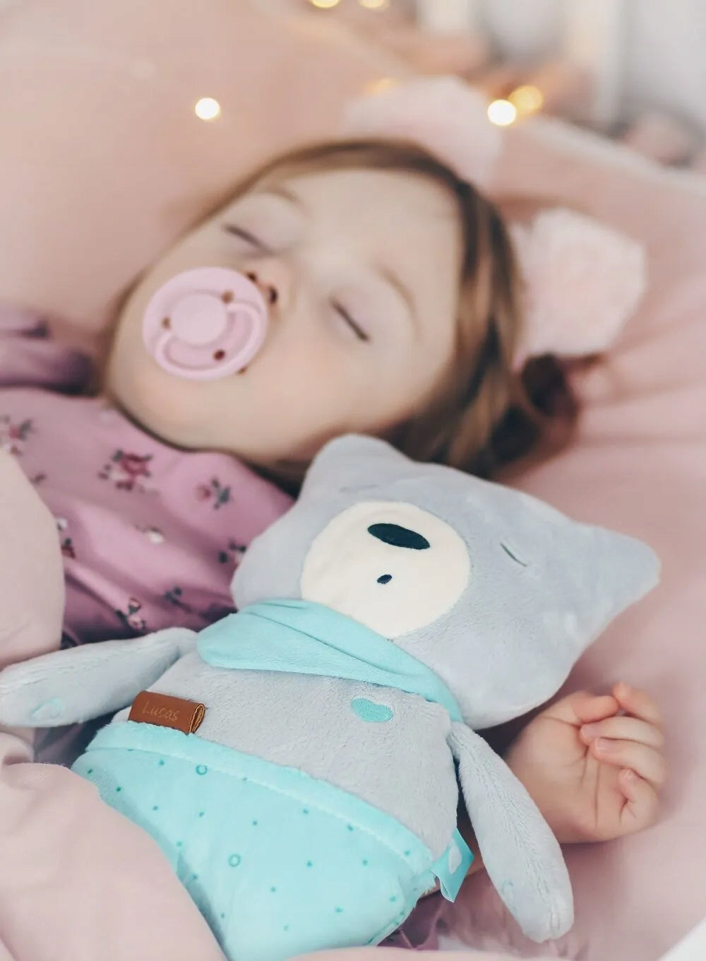 MyHummy white-noise cuddly toy with crying sensor BEAR LUCAS 24 cm