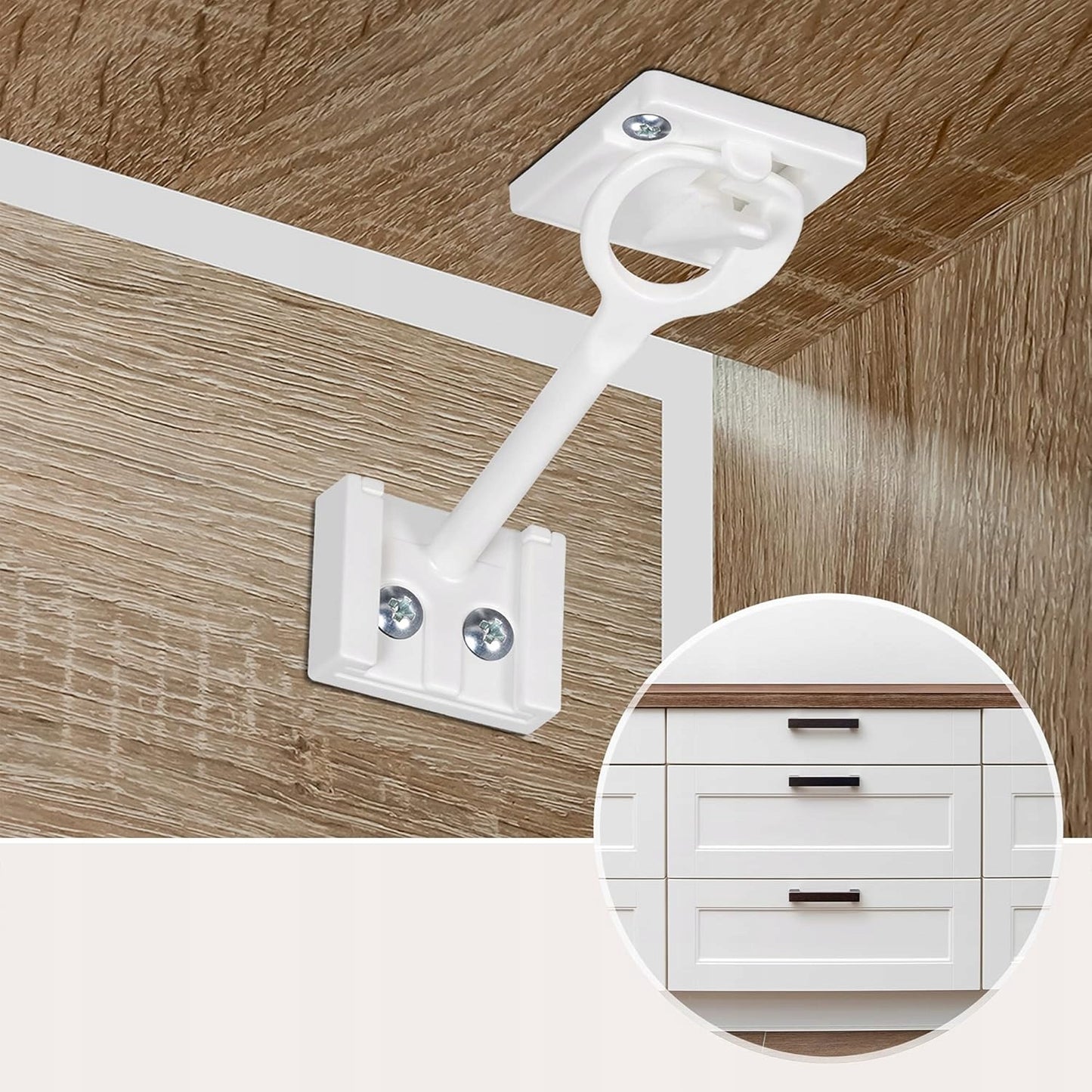 REER zabezpieczenia szafek i szuflad 8 sztuk