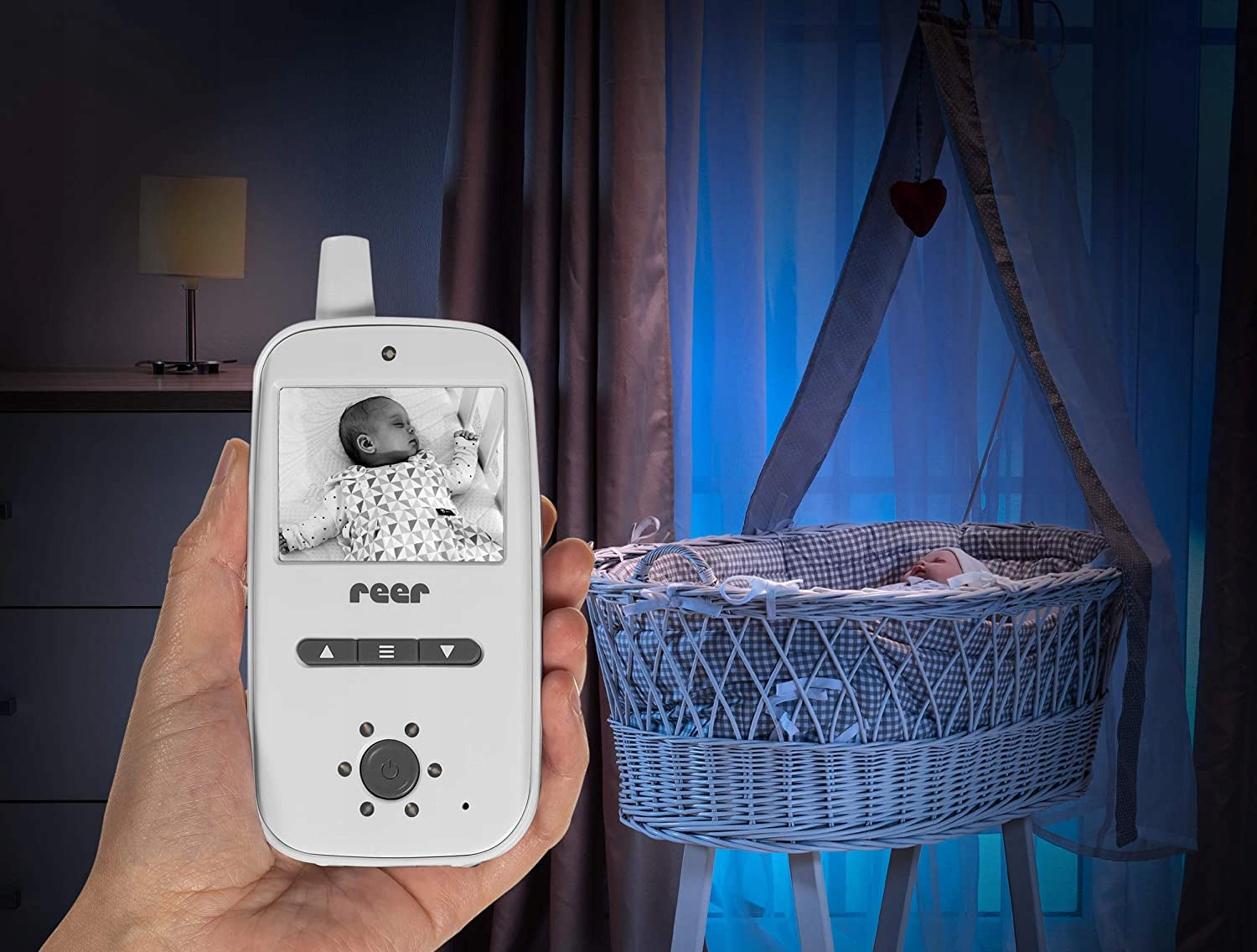 REER BabyCam niania elektroniczna 2,4" TFT