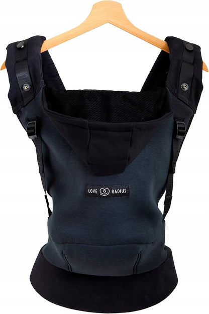 LOVE RADIUS marsupiu ergonomic cu glugă HOODIE CARRIER