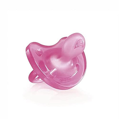 Chicco Physioforma Soft suzetă din silicon roz 0-6m