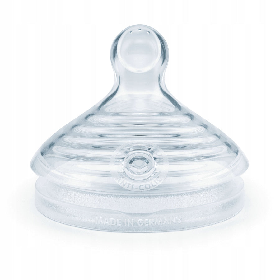 NUK for Nature tetină pentru biberon x2 S 0-6 luni