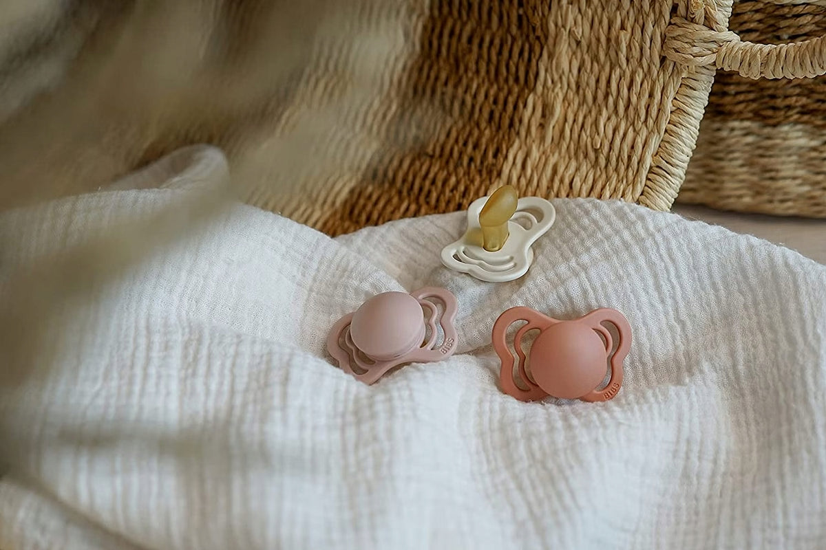 BIBS COUTURE chupetes calmantes de caucho natural 6m+