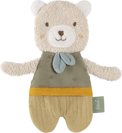 FEHN Natur jucărie de prindere foșnitoare din bumbac organic URS 17 cm
