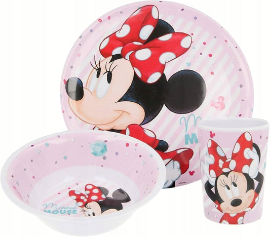 DISNEY MINNIE MOUSE σετ φαγητού 3 τεμ.