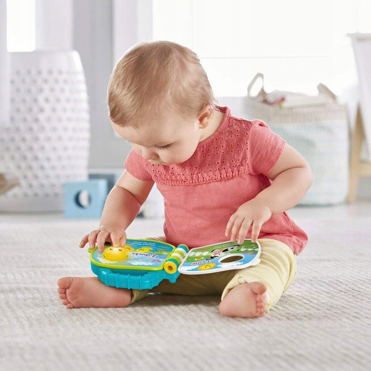 FISHER-PRICE GFP29 livro sensorial eletrónico