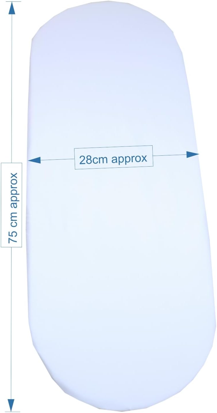 BABYPREM fitted sheets for Moses basket x2