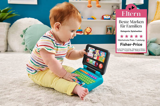 Laptop interactiv FISHER-PRICE în limba germană, 6 luni+