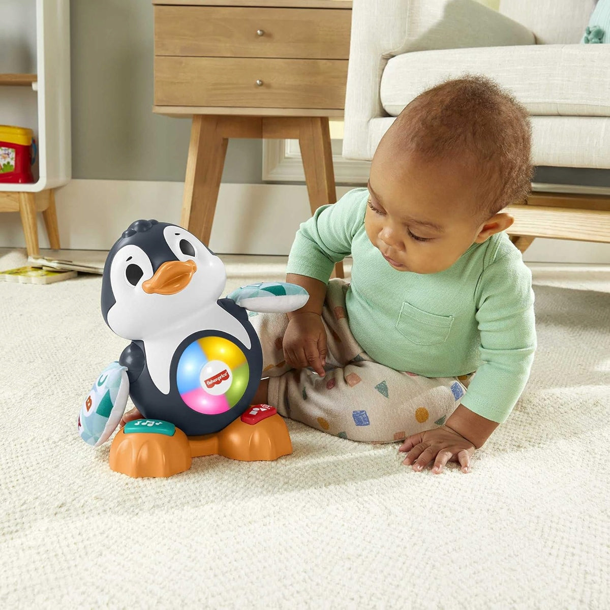 FISHER-PRICE HCJ59 pinguin interactiv în limba germană