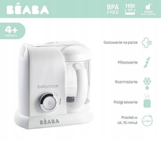 BEABA Babycook 4-in-1 steamer, blender, defroster, warmer