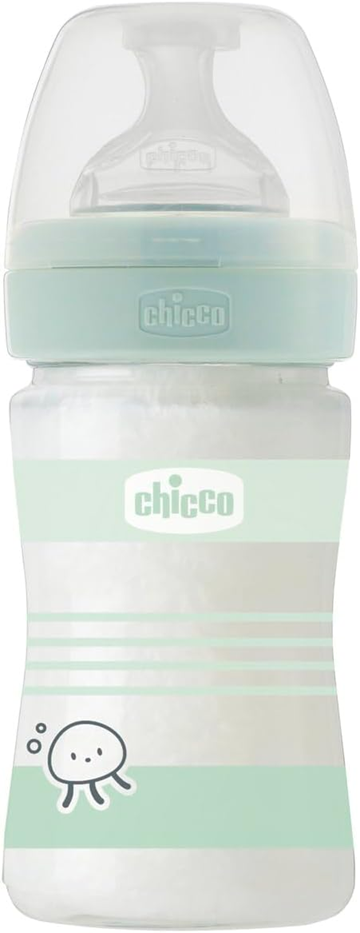 CHICCO fľaša Well Being 0m+ 150ml SKLO