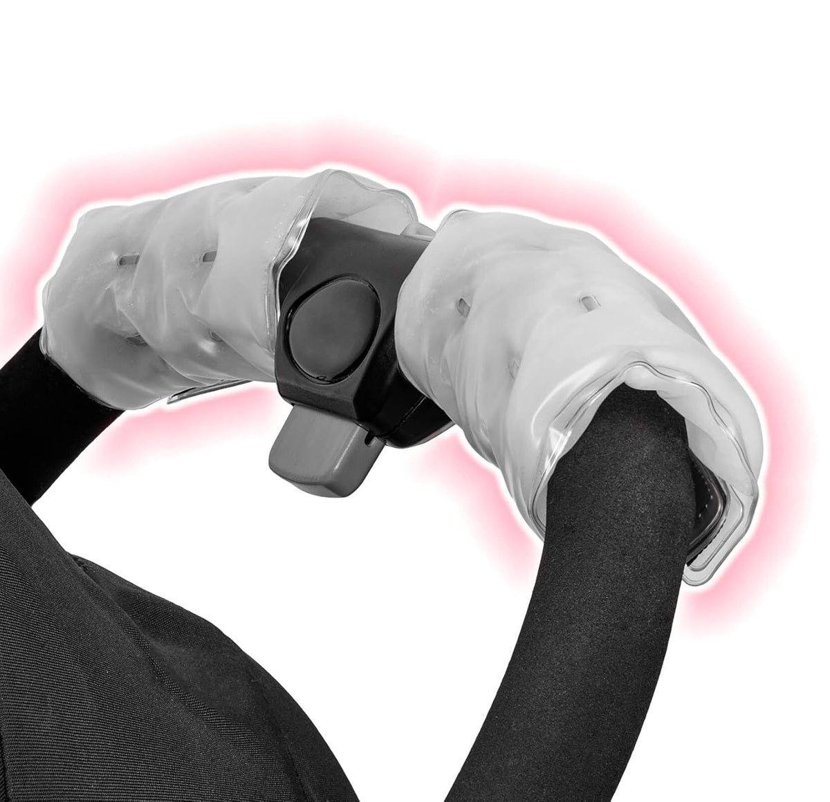 FINGER HEAT Gel-Încălzitor de mâini pentru mânere de bicicletă, trotinetă și cărucior x2