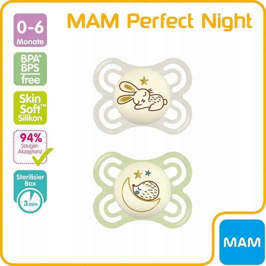 MAM Perfect Night Orthodontic soothers