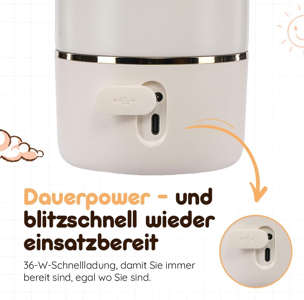 BEBELUX BebeWarm portable USB warmer 3'