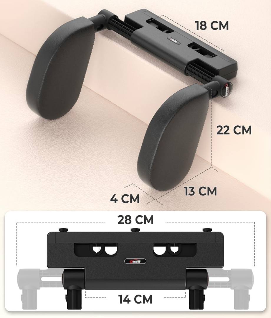 OASSER suport auto 14-28 cm reglabil 180°