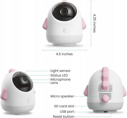 SIMSHINE Baby Pro electronic nanny cam + holder