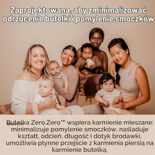 Suavinex Zero Zero biberon anticolici 270 ml 3m+ flux mediu (M)