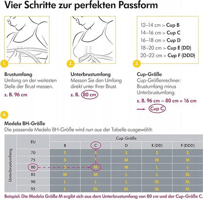 MEDELA biustonosz do karmienia i odciągania pokarmu 3w1 S