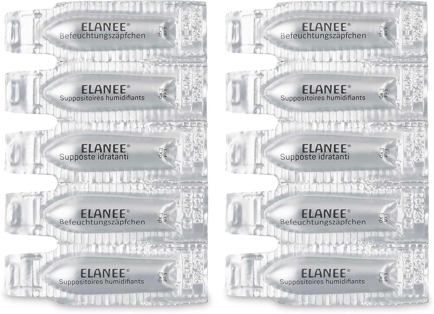 ELANEE nawilżające globulki dopochwowe bez hormonów x10
