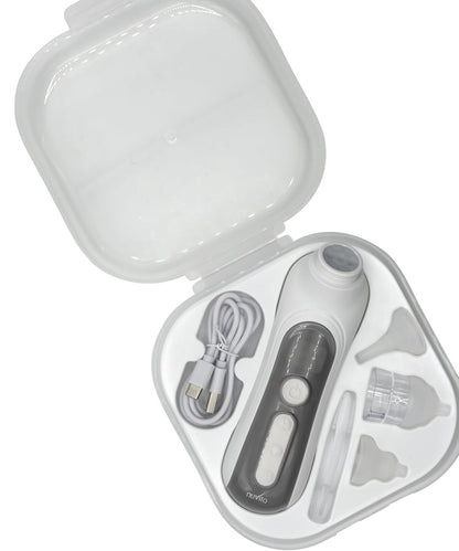 NUVITA aspirator nazal cu lumină și muzică + 3 capete, husă și pensetă