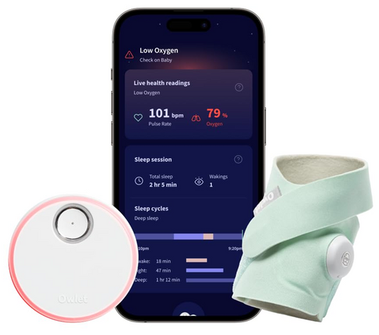 OWLET DREAM SOCK intelligent oxygen and pulse monitor for infants