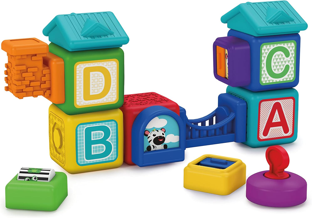 BABY EINSTEIN Connectables Bridge & Learn blocuri magnetice 15 piese