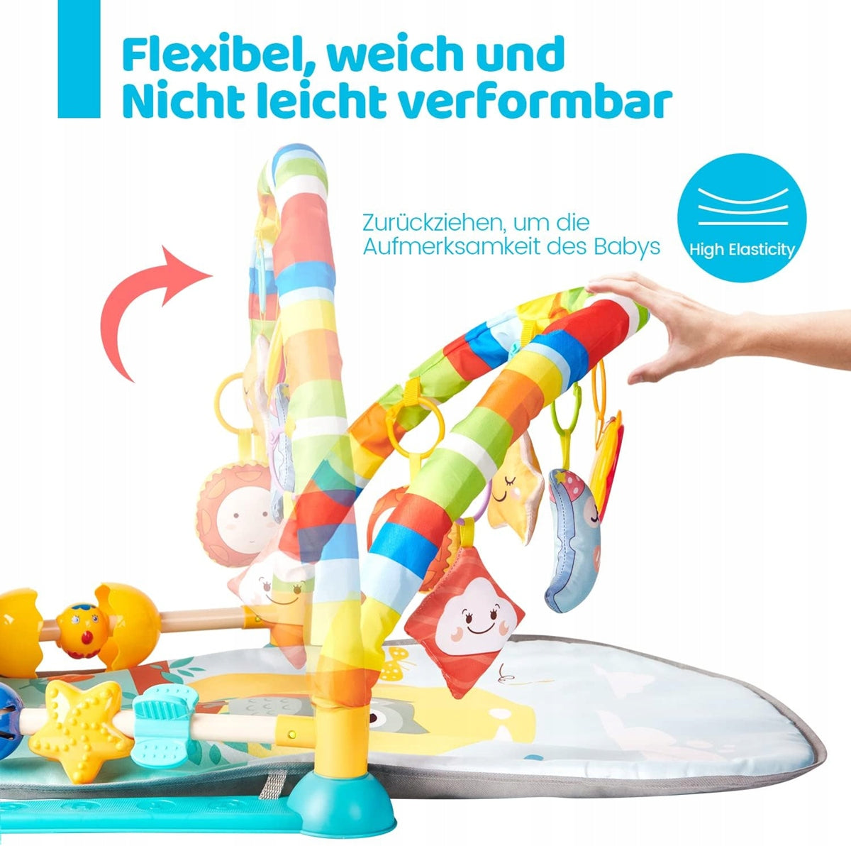 WYSWYG mata edukacyjna +zabawki PIANINO