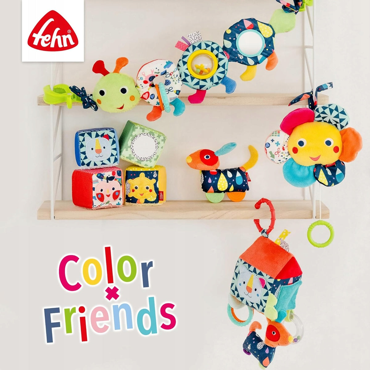 FEHN Color piłka materiałowa z dźwiękiem 16cm