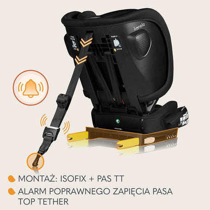 LIONELO NELLY i-Size scaun auto 76-150 cm cu ISOFIX