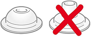 NUK 2 tuiten en 2 rietjes voor FLEXI CUP fles