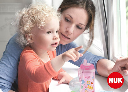 NUK Kiddy Cup STICLĂ cu clips de 300 ml