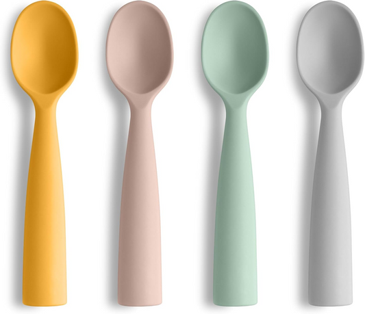 VICLOON sada silikonových lžiček 14 cm 4 kusy