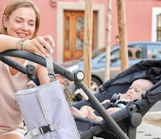 TENDSBABY cambiador alfombra para cambiar organizador cierre para carrito