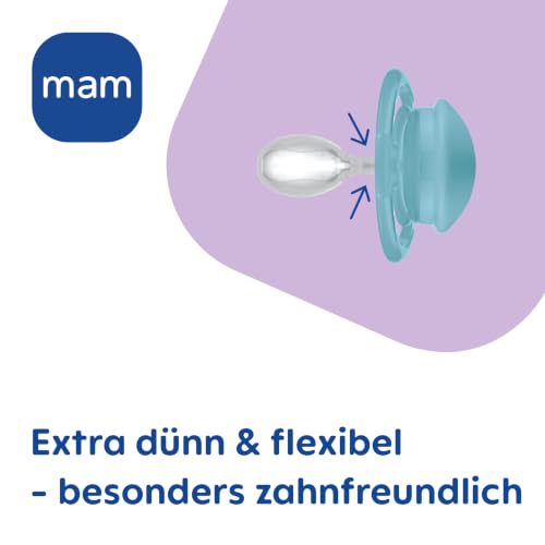 MAM Perfect silicone pacifier 16m+ x2