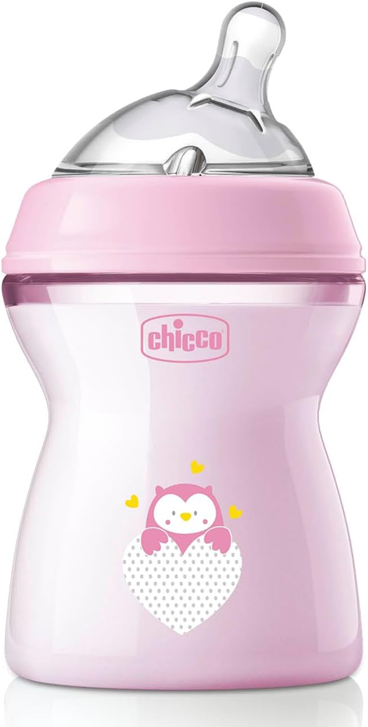 CHICCO NaturalFeeling butelka 250 ml 2 m+ średni przepływ