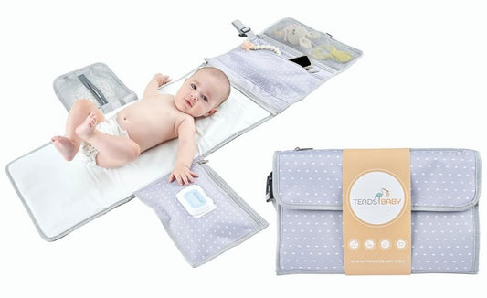 TENDSBABY salteluță pentru schimbat scutece organizator închidere pentru cărucior
