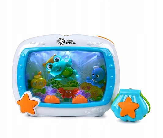 BABY EINSTEIN Vise marine CUTIUȚĂ MUZICALĂ + TELECOMANDĂ
