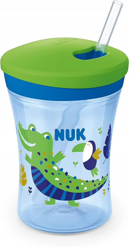 NUK Action Cup NEKVAPKACÍ HRNČEK s chameleónovým efektom, 12 m+