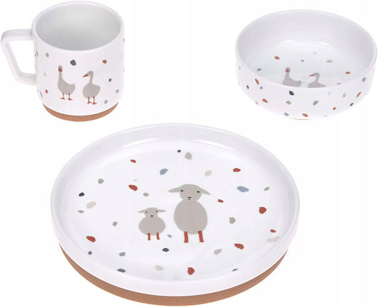 LASSIG Tiny Farmer sada porcelánového nádobí