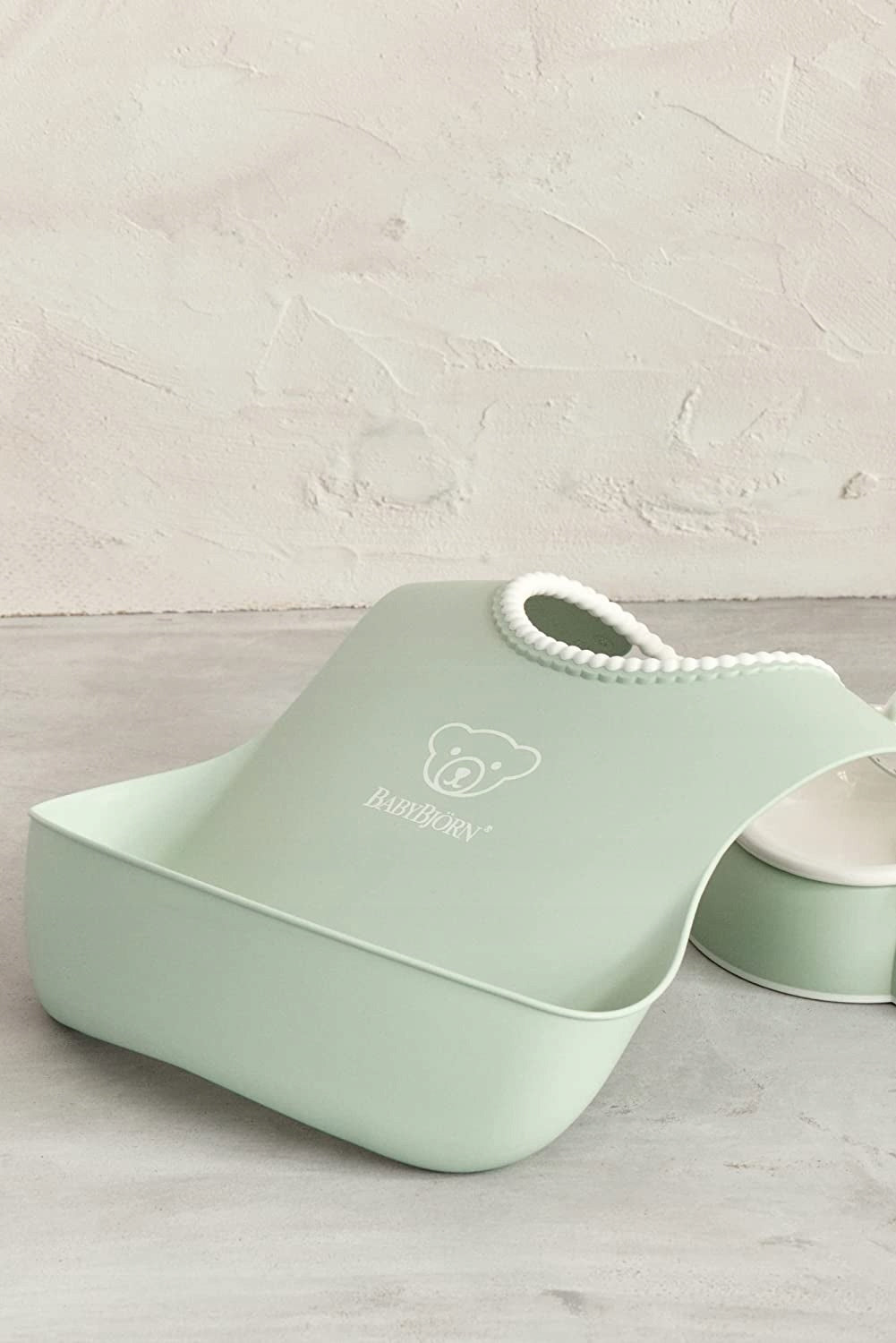 BABYBJORN bavetă din silicon cu buzunar x2