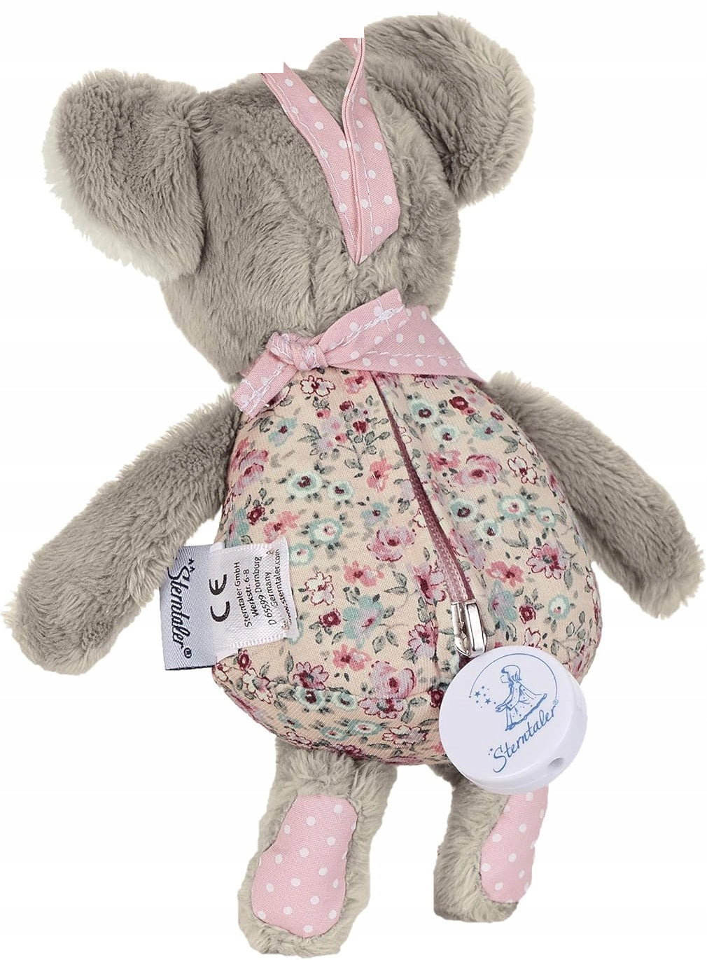 STERNTALER Mabel egér zenélődobozzal, 18 cm „O