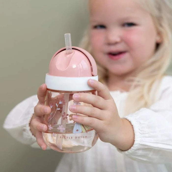 MEPAL Straw Cup kubek niekapek ze słomką  9 m+ 300 ml ŁĄKA