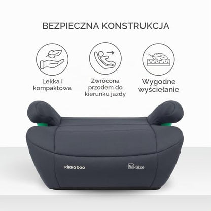 KikkaBoo i-Pop înălțător i-Size Isofix 125-150 cm