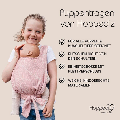 HOPPEDIZ soft carrier for dolls and plush toys