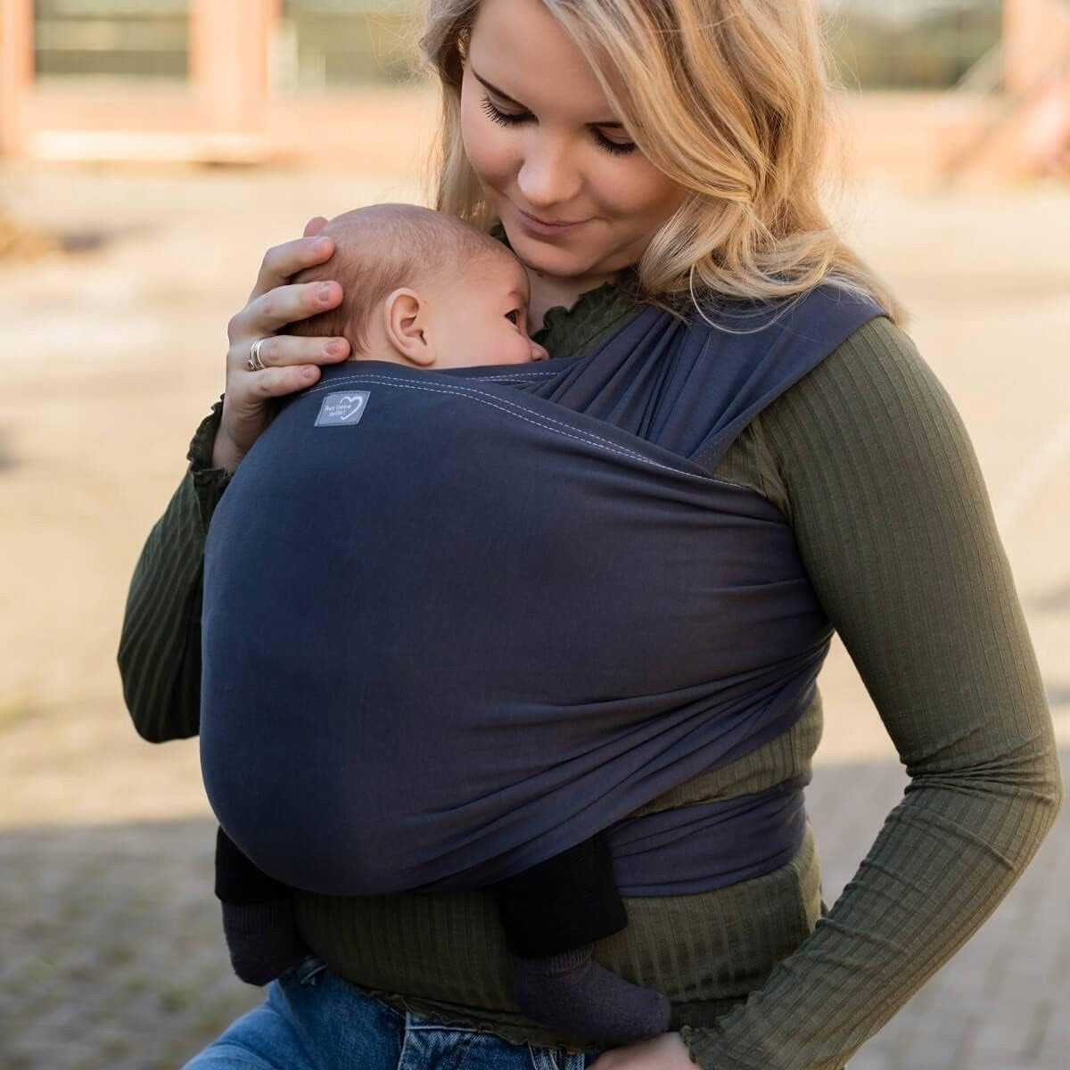 HOPPEDIZ elastic babywearing wrap 5.4 x 0.5