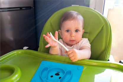 TODDLER mata talerzyk 3 KOMORY antypoślizgowy