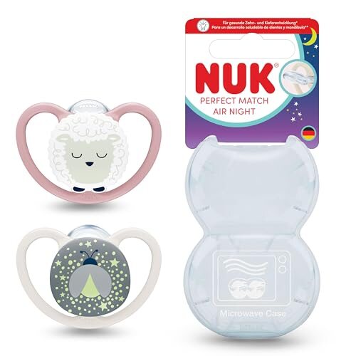 NUK Perfect Match Air Night pacifiers 6-18 months